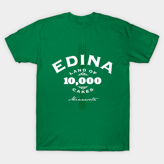 Edina Cake Eaters T-Shirt by MindsparkCreative